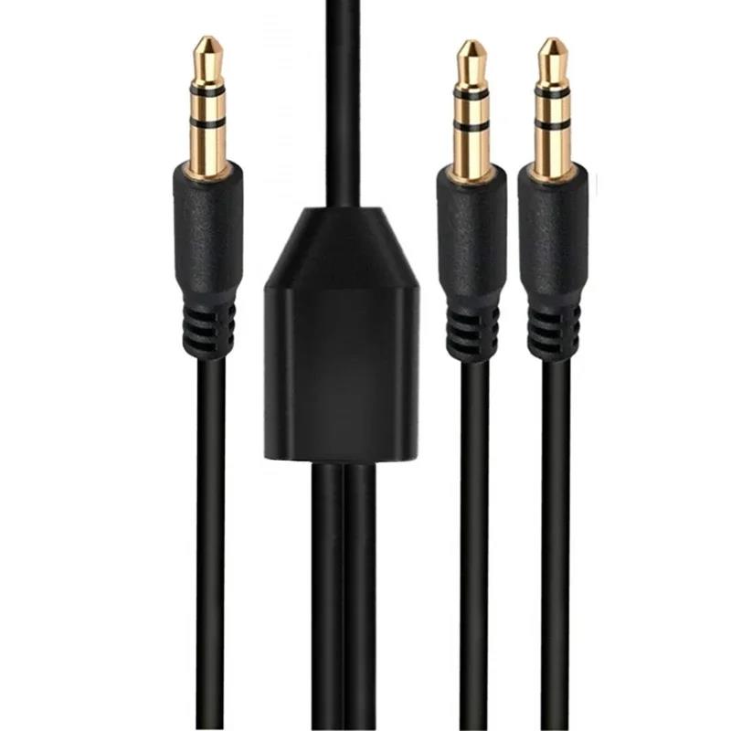 3.5mm Splitter Headphone Jack Audio Cable 3.5mm Cable 1 Male to 2/3/4/5/6 male AUX Cable Splitter Adapter For Computer HeadsetGood product