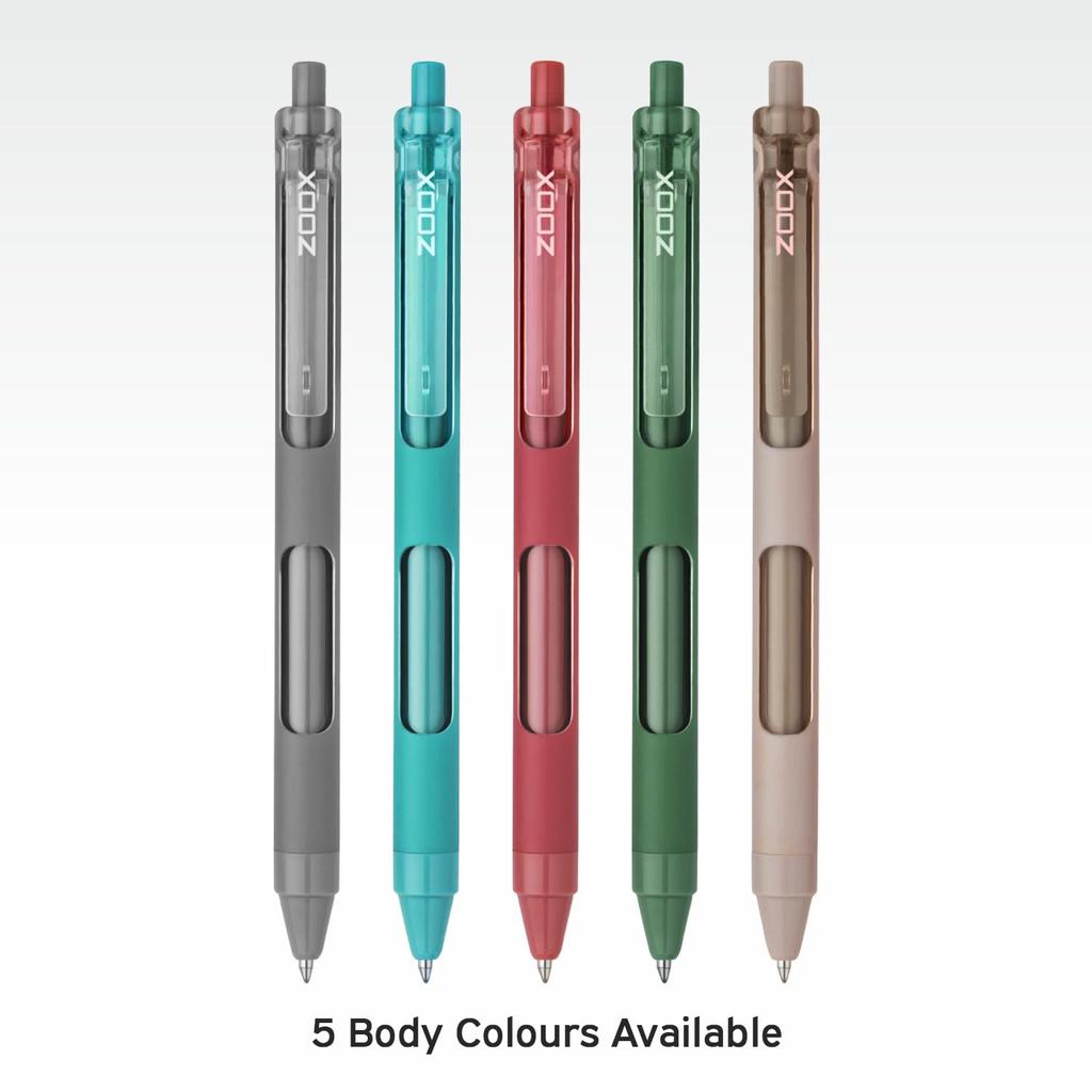Flair Zoox F7 0.7mm Retractable Gel Pens Blue Ink Pack Of 1 x 5pcs Smooth Writing Waterproof Ink For School Office Journaling
