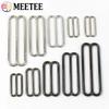 Meetee 30Pcs 20/25/30/40/50mm Metal Tri-Glide Adjust Buckles Bra Strap Clasp Decoration Underwear Ring Hook Sewing Accessories