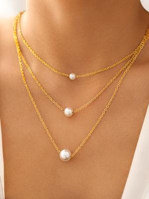 Edelstahl Halsketten Barock Stil Lagenkette Mode Exquisite Französische Halsketten Für Frauen Zirkon Bankett Geschenke