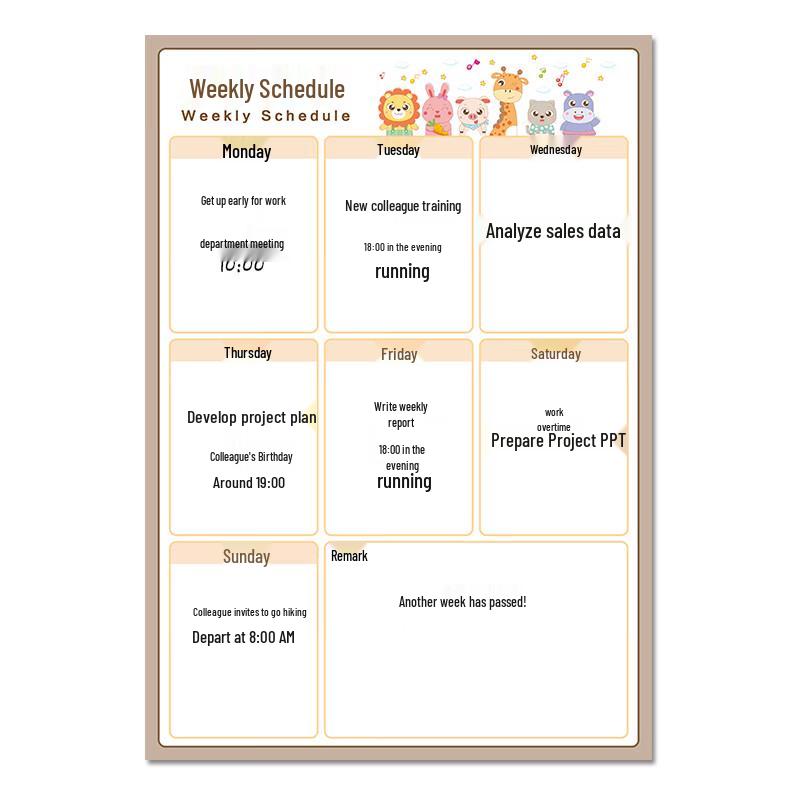 Flybook Magnetic Dry Erase Fridge Memo Board