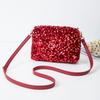 JYL TS Women's Sling Bags  Square Bag 004 Shoulder PU Sequin Mini Cosmetic Women Bag
