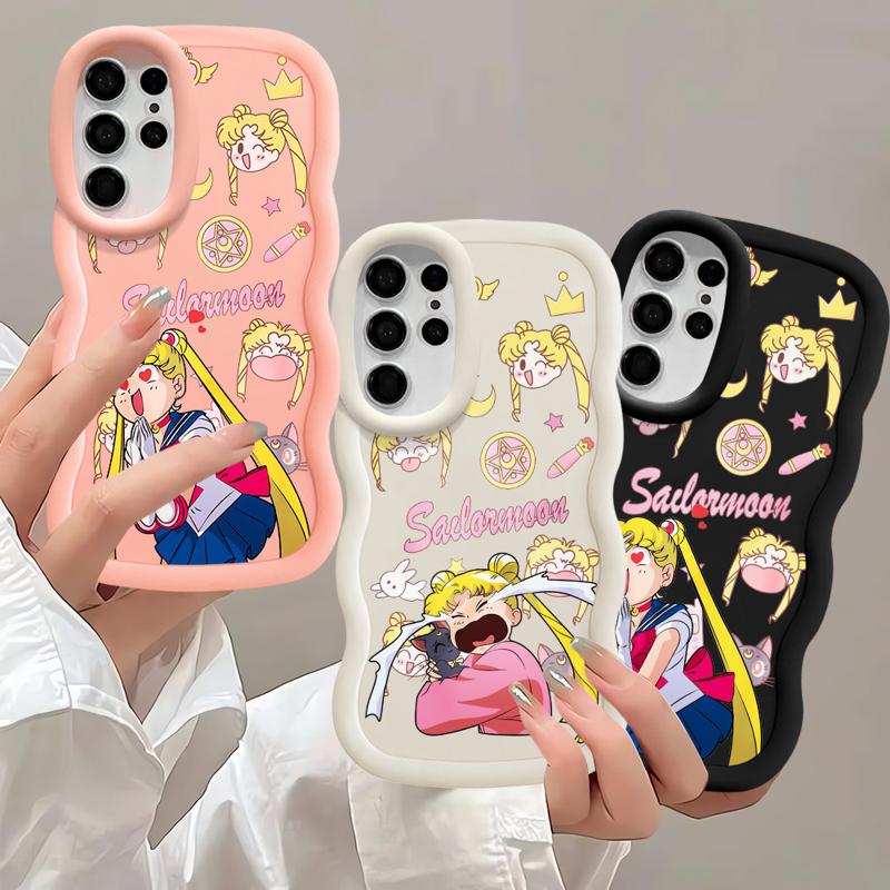 Cute Sailor-Moons Anime Case for Xiaomi Redmi Note 11 Pro 5G 12 13 11 Pro Plus 10S 10 8 9 Pro 9S 10 Lite13 5G Shockproof Cover