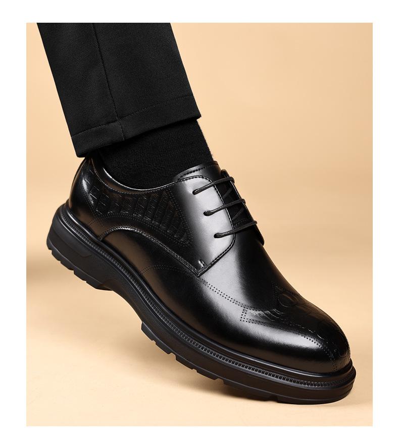 Büro Business Formelle Kleidung Geschnitzt Mode Herren Anzugschuhe Neue Designer Hochzeitschuhe Männlich Frühling Herbst Rindsleder Schuh Mann