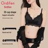 Oudifen Women's Seamless Lace Wireless Push-up Bra