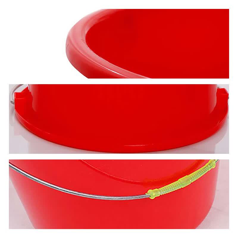 Portable 15L Thickened Plastic Water Bucket