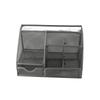 Multi-functional Desk Organizer Metal Mesh Desktop Office Organizer Sundries Storage Box  Pencil