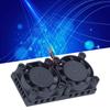 Cooling Fans for Raspberry Pi Heatsink Cooler Radiator ABS Low Noise for 3B 3B+ 4 4B