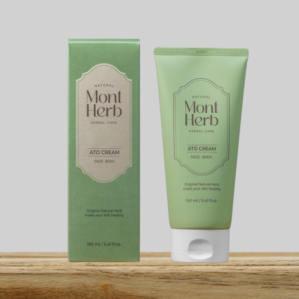 Montherb 4 Basis-Set Für Extrem Empfindliche Haut Pflege Essenz 100ml + Essenz Essenz 150ml + Ato Creme 160ml + Essenz Balsam 50g