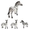 Pvc Charming Zebra Figurine Nature Inspired Realistic Animal Model For Collectors