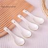 Fei'ang Ceramic Gold Rim Small Spoons (10-Pack)