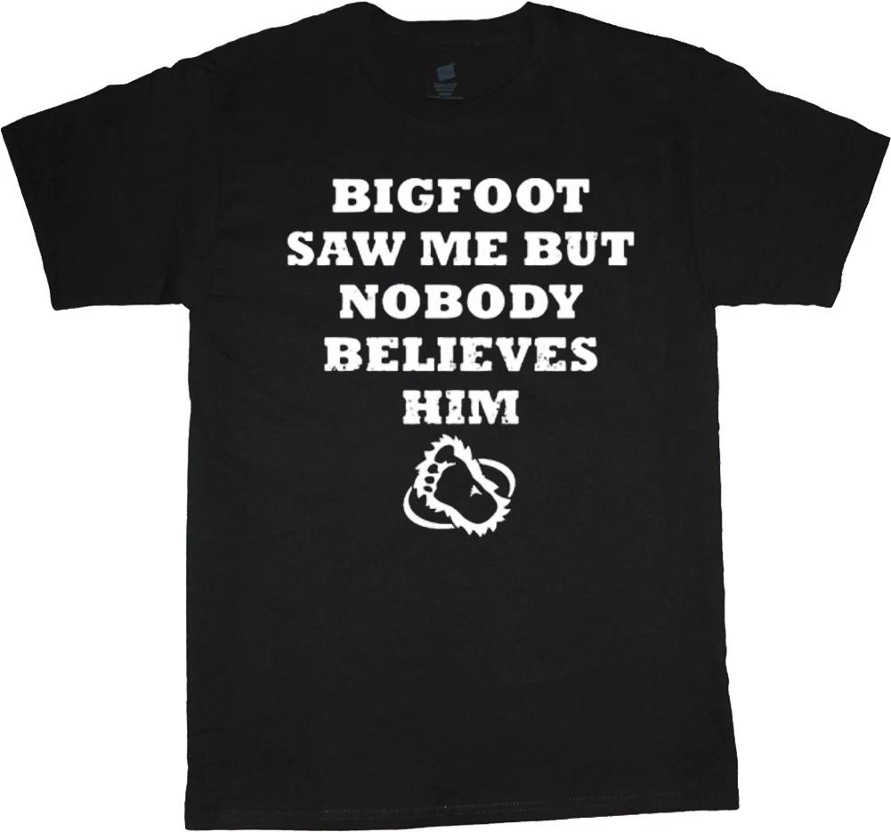 Men s t-shirt funny saying bigfoot yeti decal graphic tee shirt for men XS