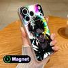 AOT Eren Yeager Clear TPU Magsafe Mobile Phone Case for iPhone 17 16 15 14 13 12 11 Air Pro Max Plus Mini Colorful Cover