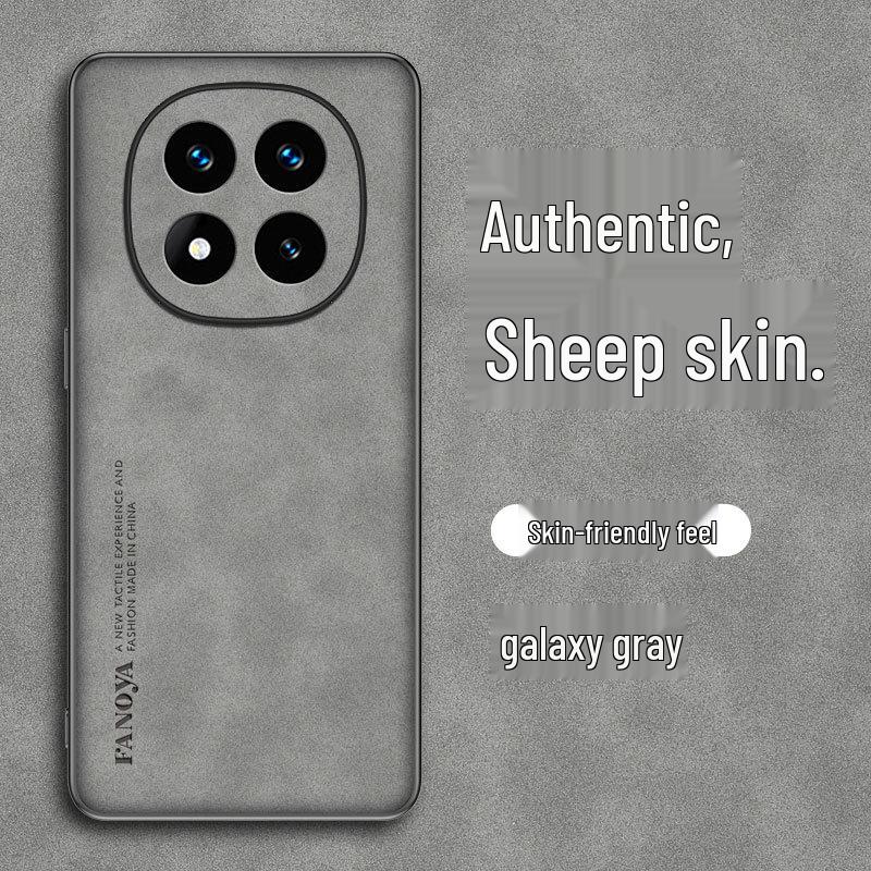 Redmi Note 14 Pro Lambskin Anti-Fall Phone Case