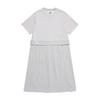 NATIONALGEOGRAPHIC N252Wop981 Women'S Hybrid Short Sleeve Dress Silver Grey