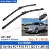 For BMW 5 Series F07 F10 F11 2011-2016 26"+18" Front Windshield Wiper Blades Brushes 520i 523i 528i 530i 535i 550i 518d 520d