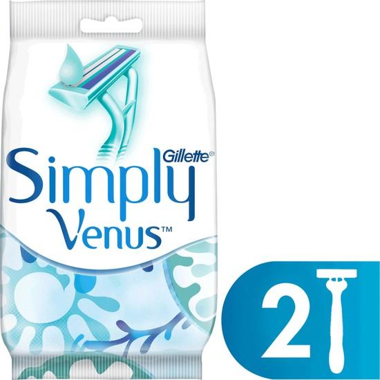 

Gillette Simply Venus 2 2 упаковки одноразовых бритв для женщин