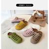 Kids Open-Toe Slip-On Sandals Boys Girls TPR Sole Breathable PU Upper Non-Slip Casual Footwear