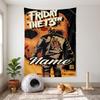 Viernes 13 (1) Tapiz de pared decorativo con nombre personalizable, opción ideal para la decoración de paredes en dormitorios, salas de estar, residencias estudiantiles y el hogar