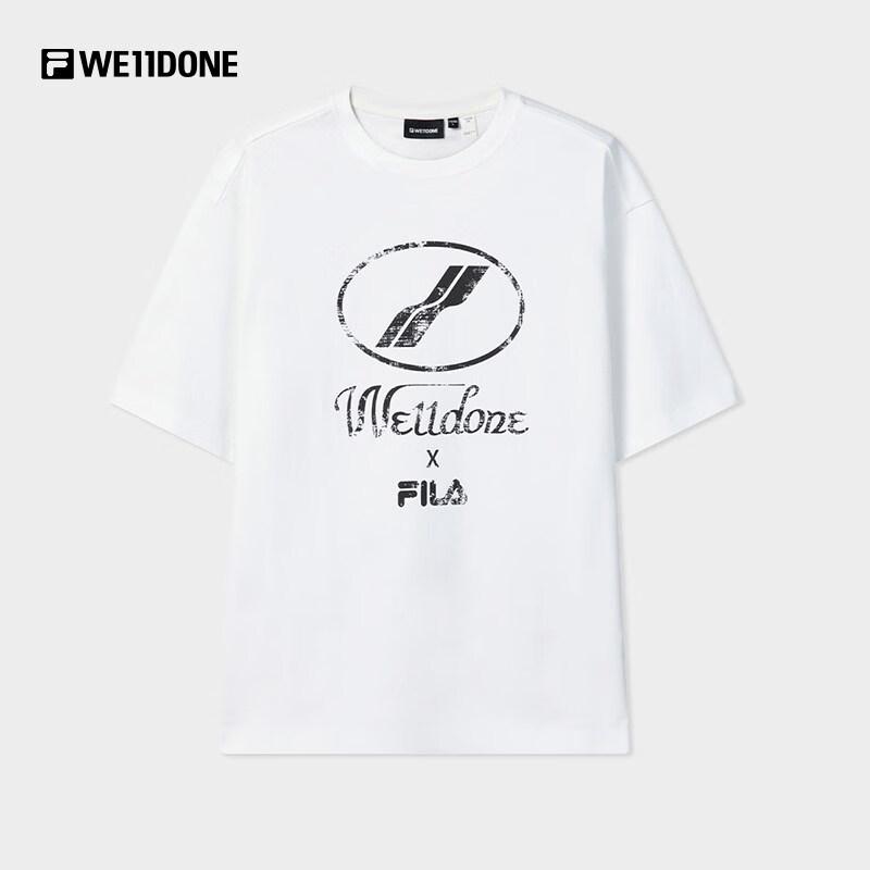 Fila X WE11DONE Loose Fit Cotton T-Shirt