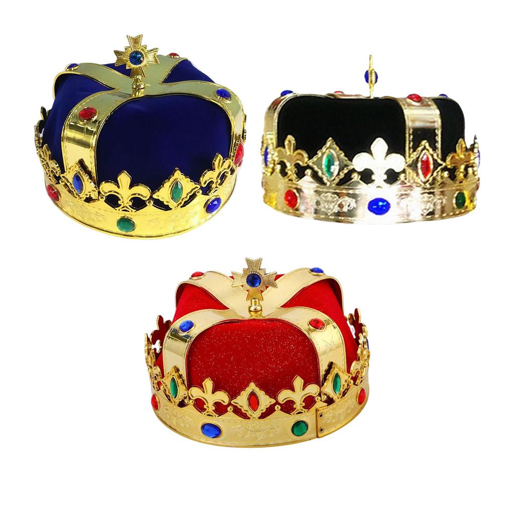 Creative Royal King Crown Hat Masquerade Cosplay Dress up for Prom Children