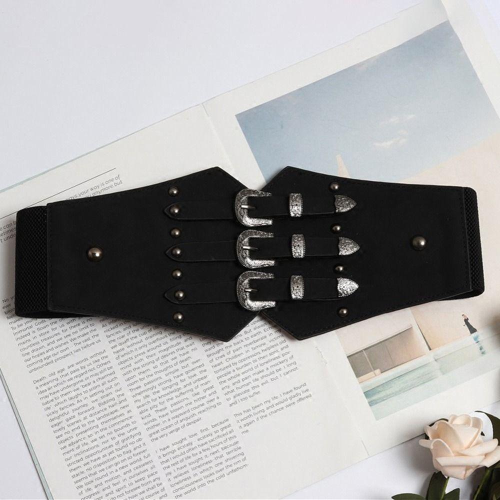 For Girls Wide Side Dress Decoration Coat Decoration Waist Belts Korean Waist Strap Women Waistband