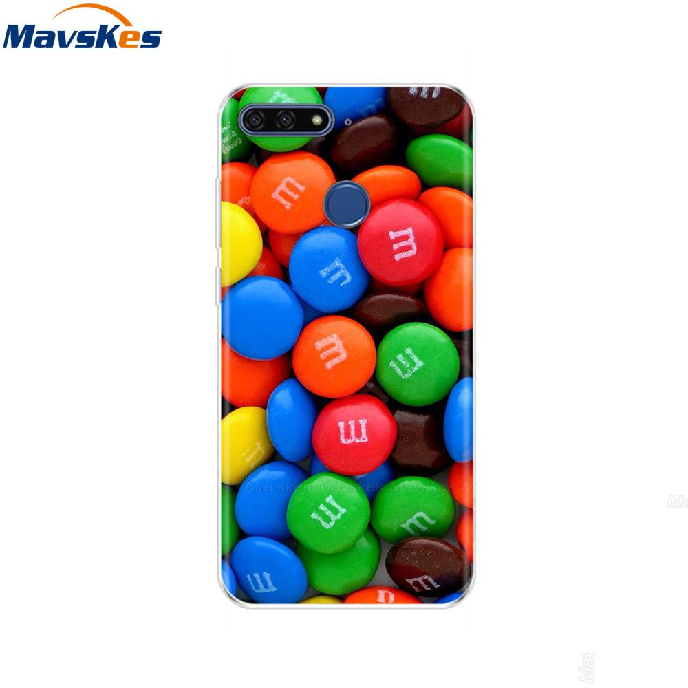 Case For Huawei Honor 7C Case On Huawei Honor7C 5.7 inch Soft Silicone Phone Cover For Huawei Honor 7C Aum-L41 TPU Cases Coque