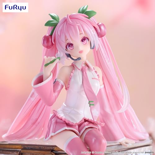 Hatsune Miku Series Noodle Stopper Figure Sakura Miku 2024 Pearl Color Ver.