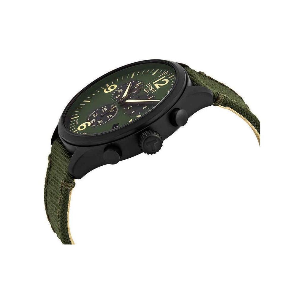 Tissot Soko Kollektion Quarzwerk 100m Wasserdichtigkeit Herrenuhren Uhr 45mm Grünes Zifferblatt T116.617.37.097.00