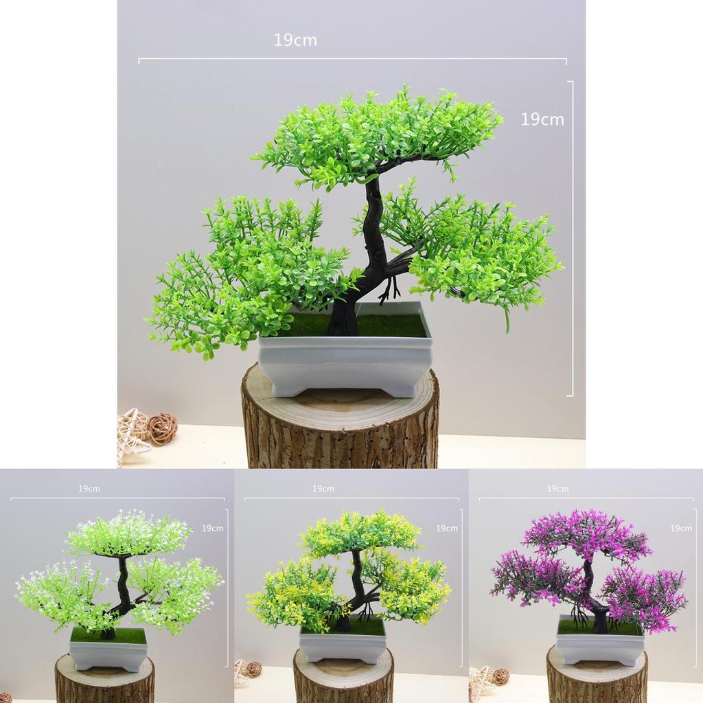 Fake Greenery Plant With Potted Design For Home And Office Decoration