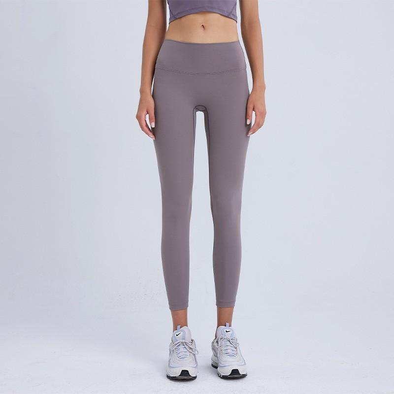 High-Waisted Yoga Leggings Women Slimming Ultra-Thin Breathable Stretch Workout Pants Running Gym Fitness