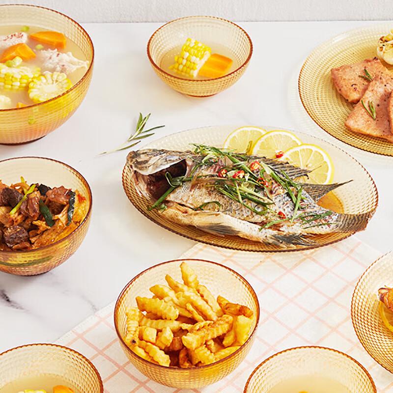 VISIONS Crystal Clear 6-Piece Glass Dinnerware Set