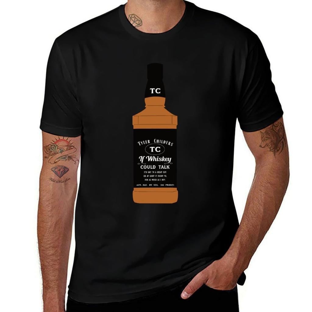 If Whiskey Could Talk Tshirt T Shirts Cotton 100 Tshirt