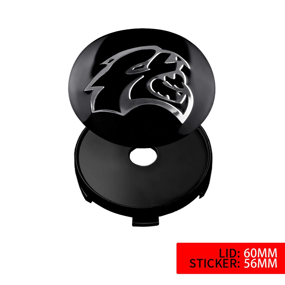 4PCS 56mm 60mm Car Wheel Center Cap Logo Hub Badge Rims Cover For Dodge Durango Dakota Neon Caliber SXT Nitro Ram1500 Avenger