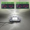 Side Marker LED -24V Truck Marker Lamp Side Marker Lamp Turn Signal Lamp Truck White Set of 4