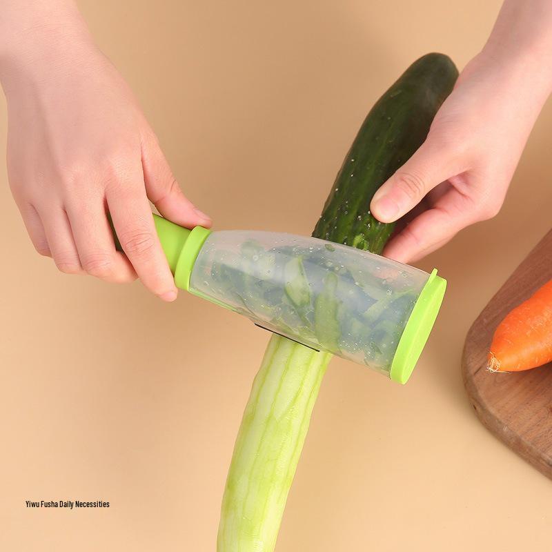 Multifunctional Stainless Steel Peeler & Paring Knife with Storage Box