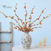 Fall Wedding Table Decoration Long Artificial Bittersweet Branches, Berry Stems for Vase, Faux Plants Fade Resistant Flowers Branches Thanksgiving