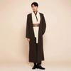Men's Costume Robe Male Jedi Knight Tunic Costume Hooded Full Set Halloween Cosplay Cloak
