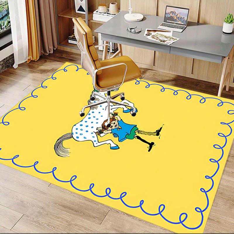 Girl Horse Carpet For Playroom Bedroom Living Room Sofa Home Decorkids Game Area Rug Nonslip Floor Mat