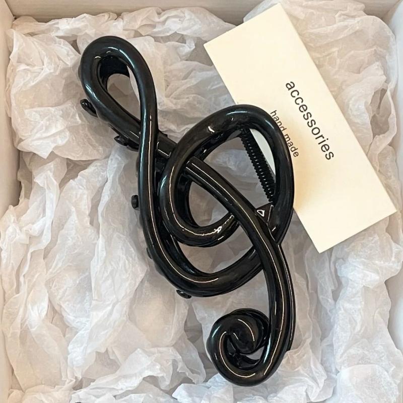 Creativity Musical Note Shape Hair Claw Clips Sweet Style Minimalist Shark Clip Headwear Hairpins Hair Accessories Gift