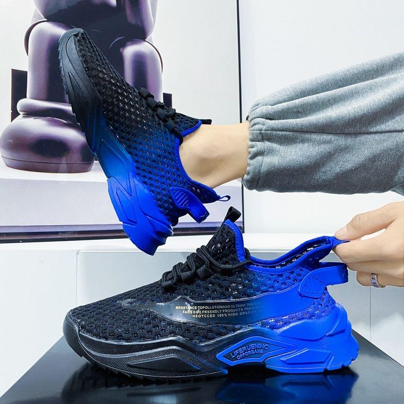 Sko Herre Joggesko Herre Herre Fritidssko Tenis Luksussko Trener Race Snørefrie Sko Mote Loafers Løpesko for menn