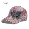 Peaked Cap Women's Spring Summer Breathable Sun Hat Sunscreen Baseball Cap Lace Butterfly Hat Women's Tide