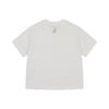 Kangol Kids LeTTering OverfiT ShorT Sleeve T shirT Ivory asbcrT00500iv