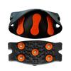 2pcs Steel Studs ice cleats with Adjustable Straps Crampon for shoes ice and snow cleats Non Slip hiking boots snow shoes