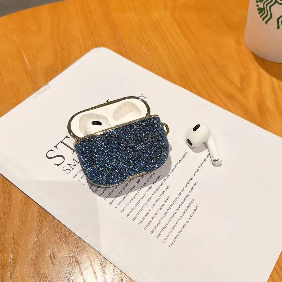 Für Airpods 3 2021 Kabelloses Bluetooth-Kopfhörer Bling-Hülle für Airpods Pro Diamant Strass Glitzer Box Case für Airpods 1 2