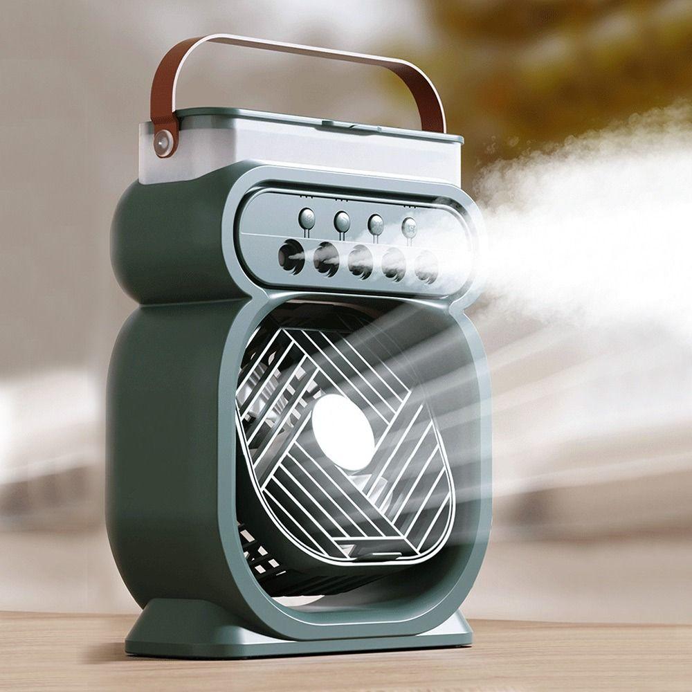 

Портативний світлодіодний нічник для літнього охолодження, вентилятор для кондиціонера, зволожувач повітря, вентилятор для дому синій