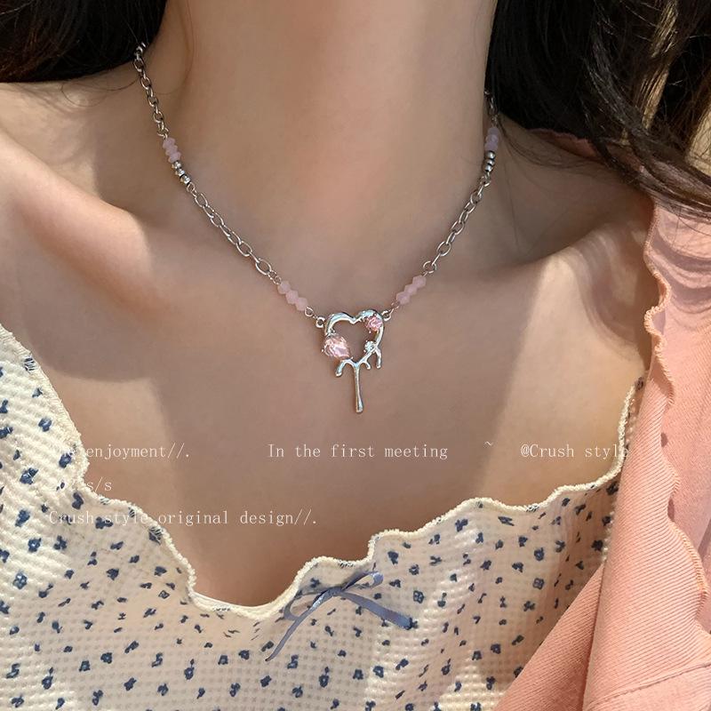 2025 Trendy Niche Beaded Necklace - Sweet, Pure, and Versatile High-End Style