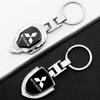 For Mitsubishi Lancer 9 10 Asx Outlander 3 Pajero L200 3D Metal+Leather Car KeyChain Key Ring Chain Auto Styling Accessories