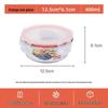 Crystal Grid Glass Food Storage Container