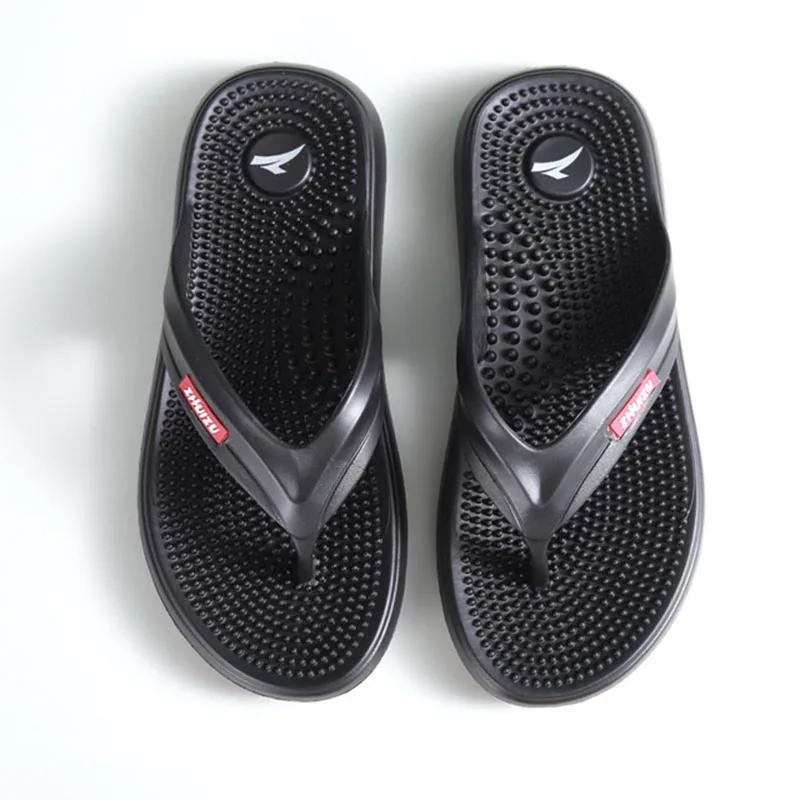 Fip Fops 2024 Летние новые мужские шлепанцы с массажной подошвой Пляжная обувь Шлепанцы — фото 3